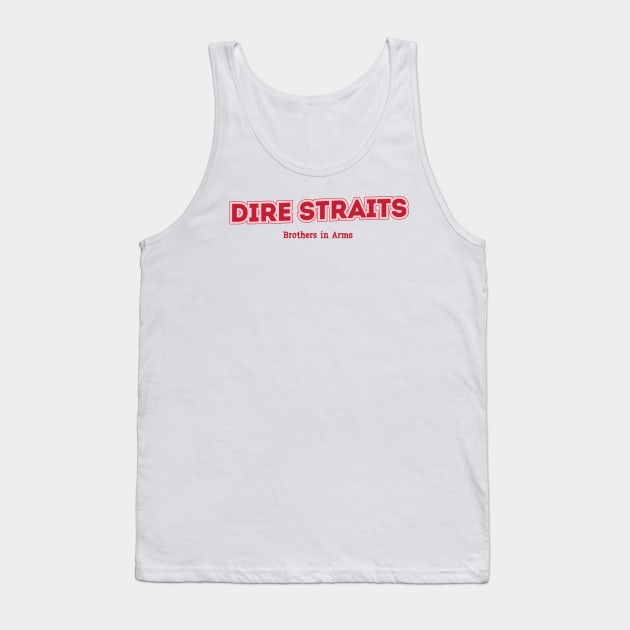 Dire Straits, Brothers in Arms Tank Top by PowelCastStudio